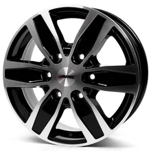 Autec Quantro 6-Loch Schwarz poliert