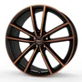 Borbet W black copper polished matt