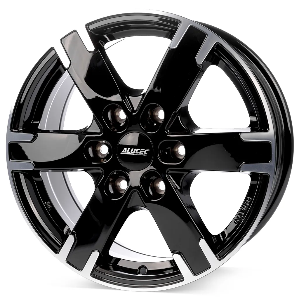 Alutec Titan - diamant-schwarz frontpoliert