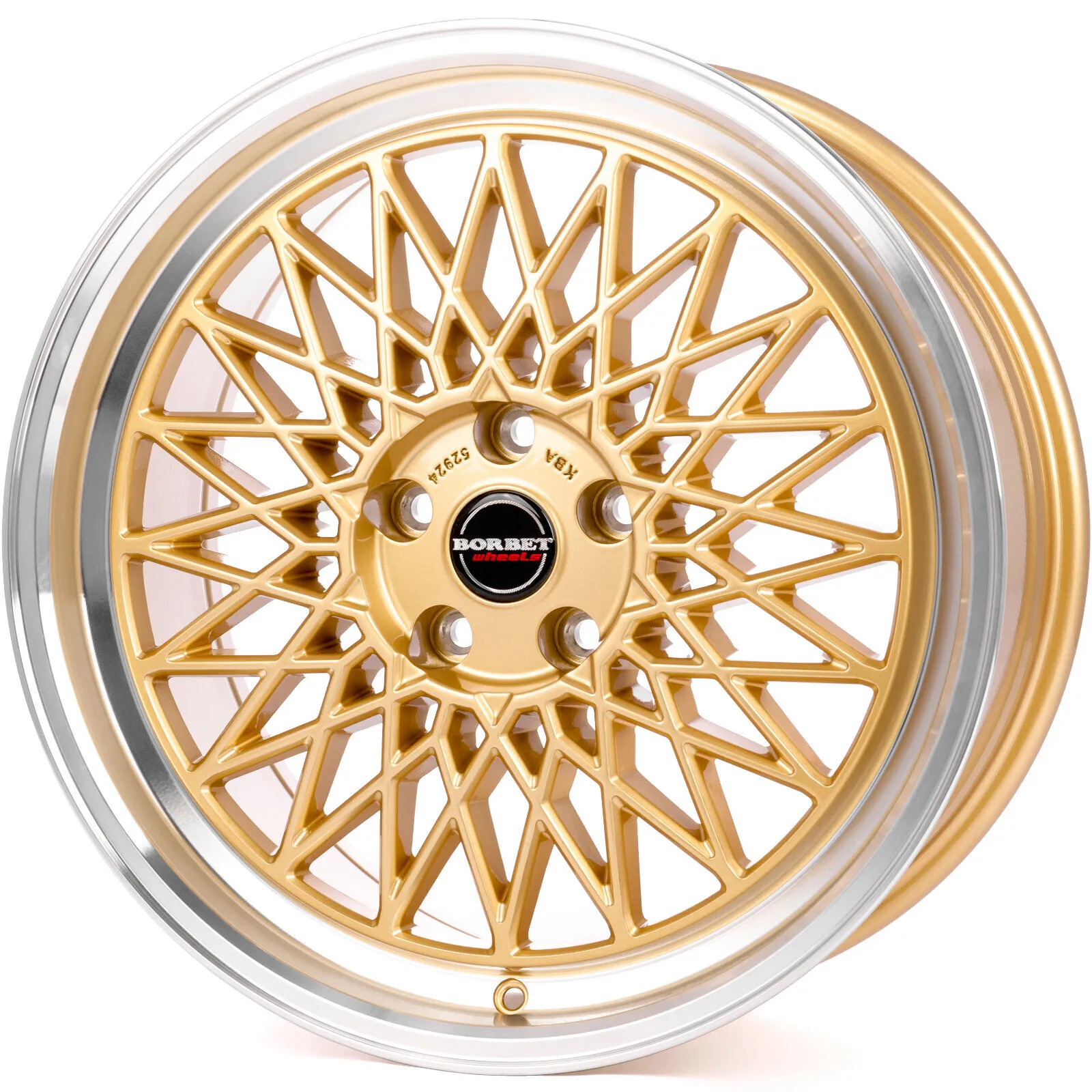 Borbet B - gold rim polished