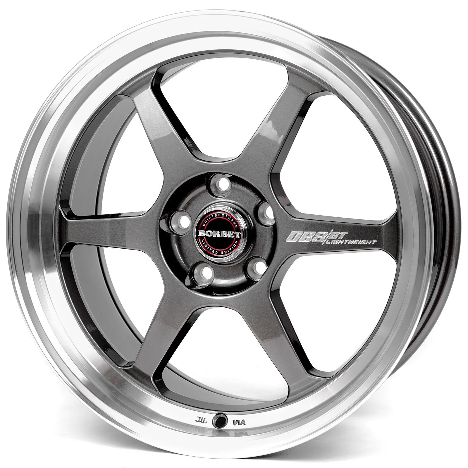 Borbet DB8GT - graphite rim polished