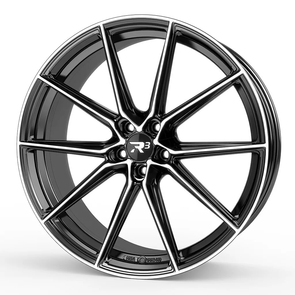 R³ Wheels R3H05 - black-polished